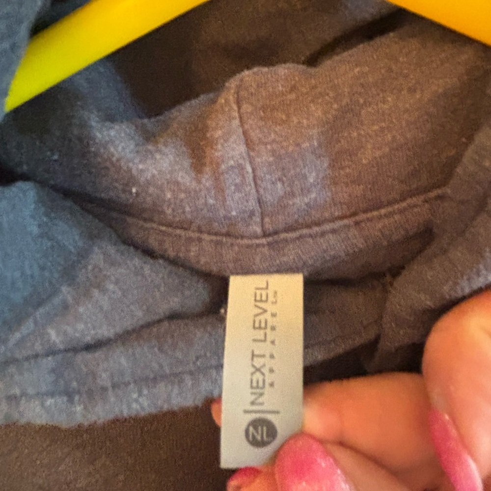 Gray Next Level Graphic Monkey With Headphones Ho… - image 4